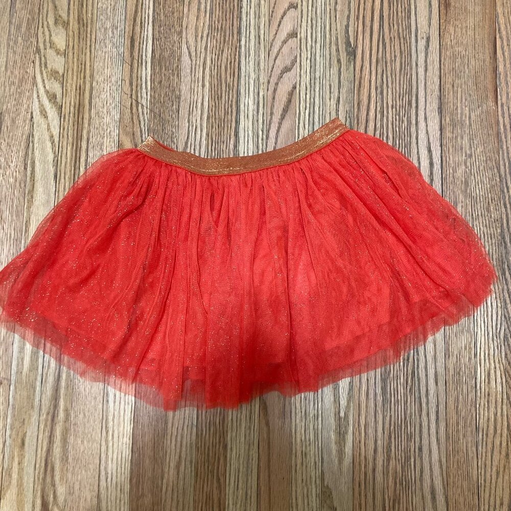 Last Chance! 🔥 DC Super Hero Girl Red Gold Skirt built in Shorts MUST BE BUNDLED - Picture 6 of 8